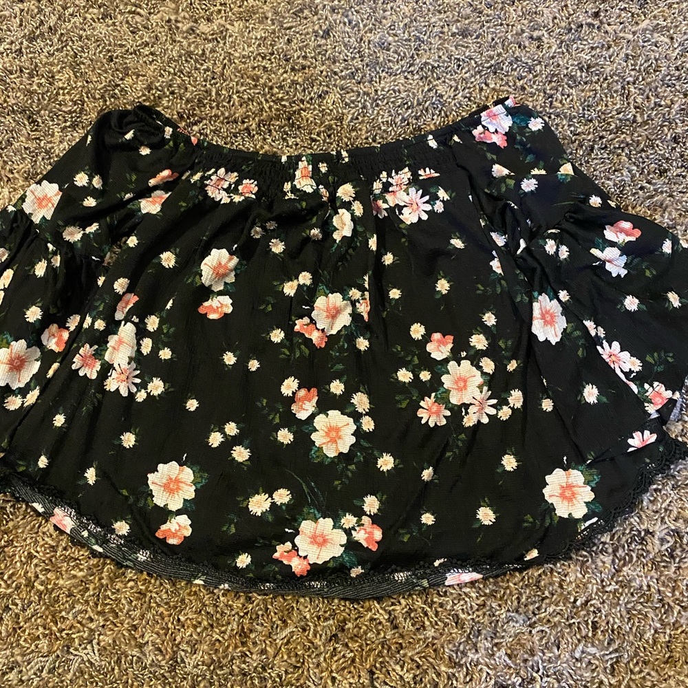 Black floral top by NOBO.